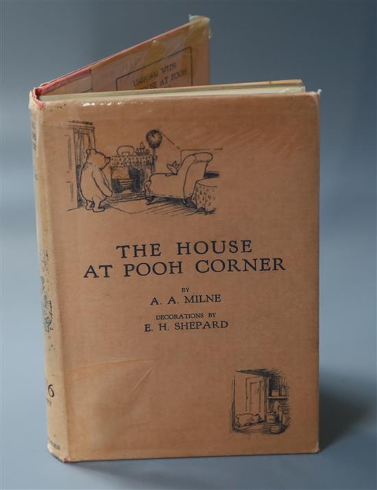 Milne, Alan Alexander - The House at Pooh Corner, illustrated by E.H. Shepard, 1st edition, 8vo, original